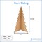 2-Pcs Slotted Wooden Christmas Tree, From 6" - 18" | Woodpeckers
